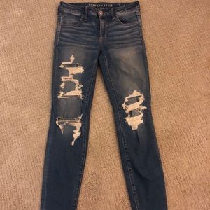 American Eagle ripped jeans